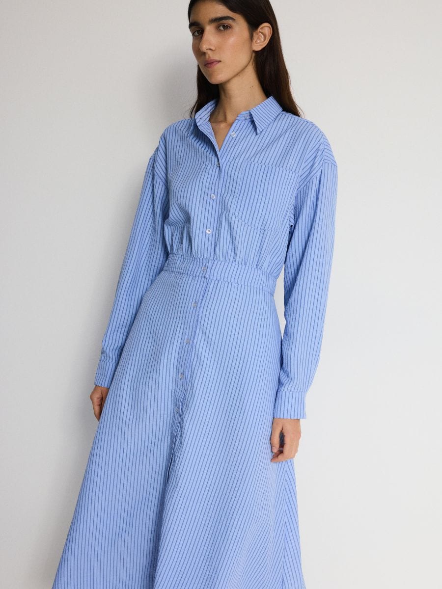 Maxi shirt dress