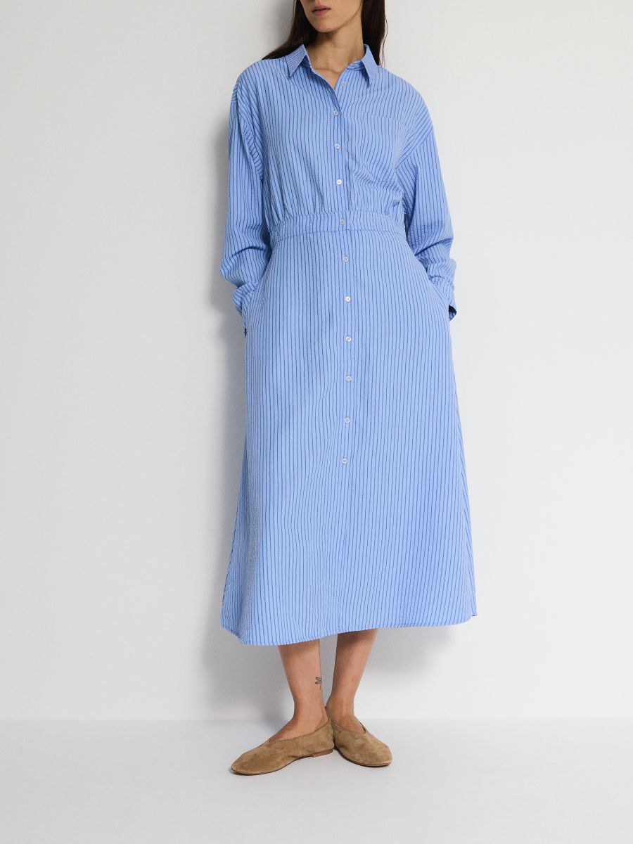 Maxi shirt dress