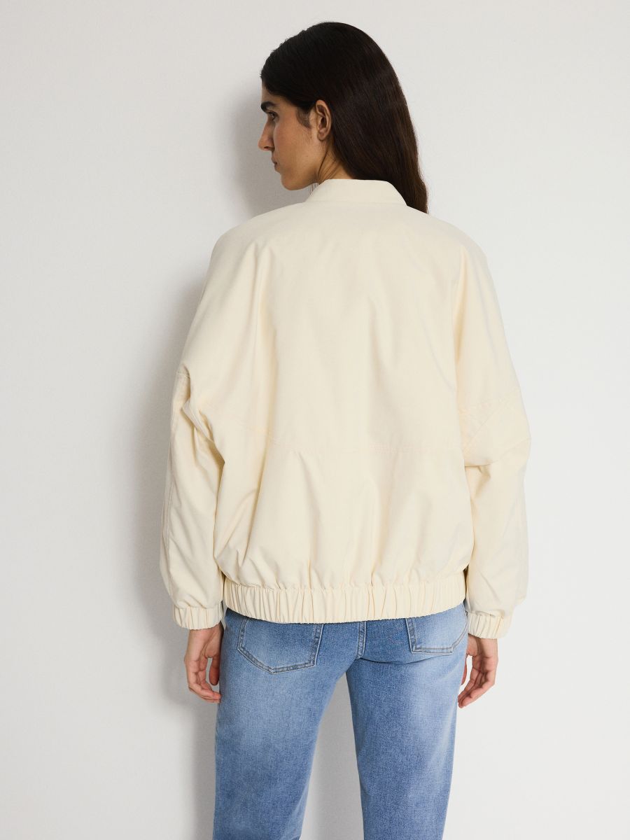 Bomber jacket with pockets