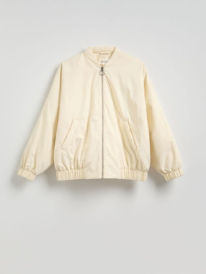 Bomber jacket with pockets