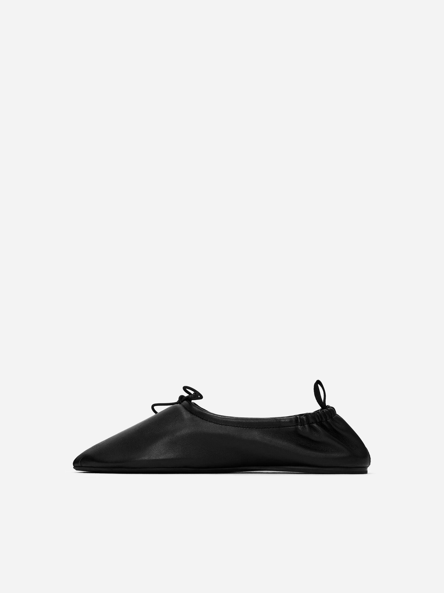 Sporty Leather Ballerinas