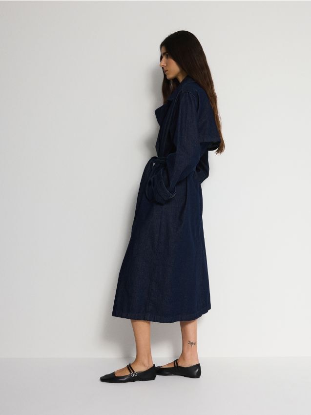 Maxi shirt dress