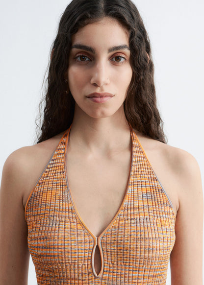 Spacedye Halterneck Midi Dress