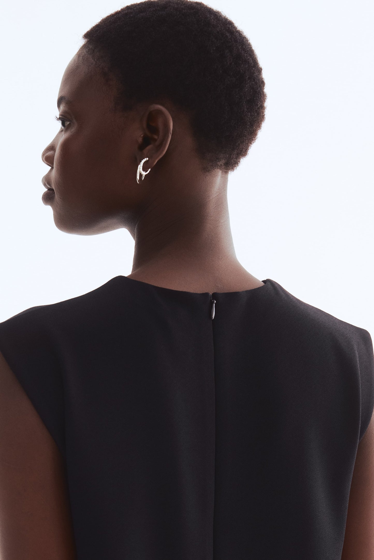 Fringe-hem mini dress