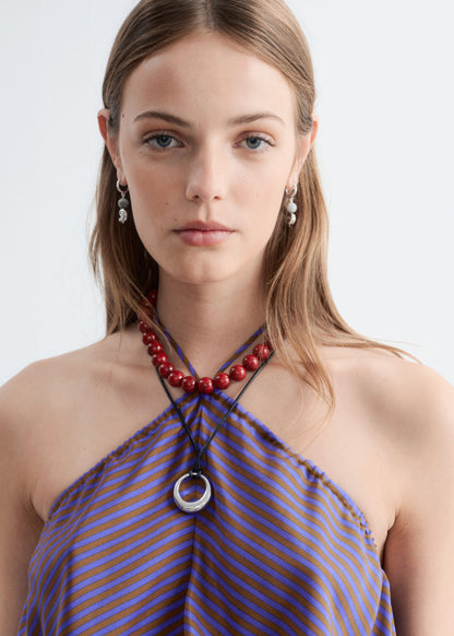 Silk Halterneck Top