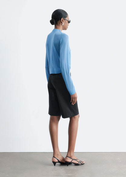 Silk-Blend Cardigan