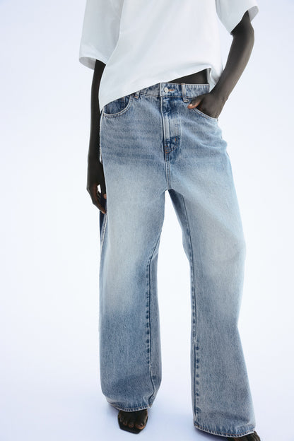 Side-panelled jeans