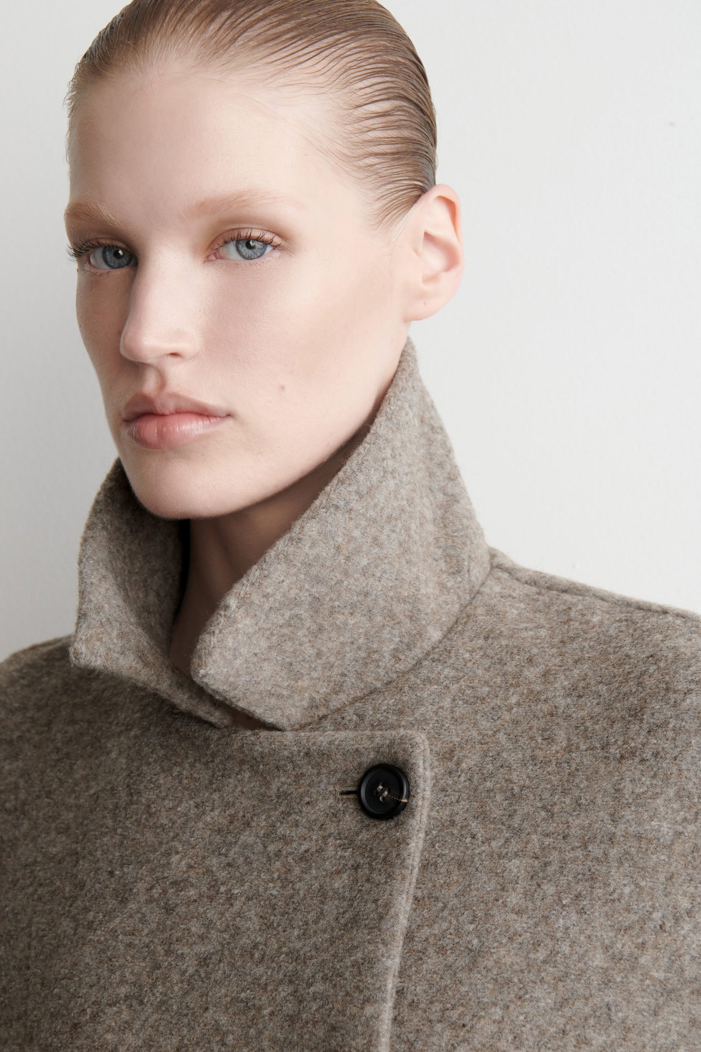 Boiled Wool-Blend Jacket