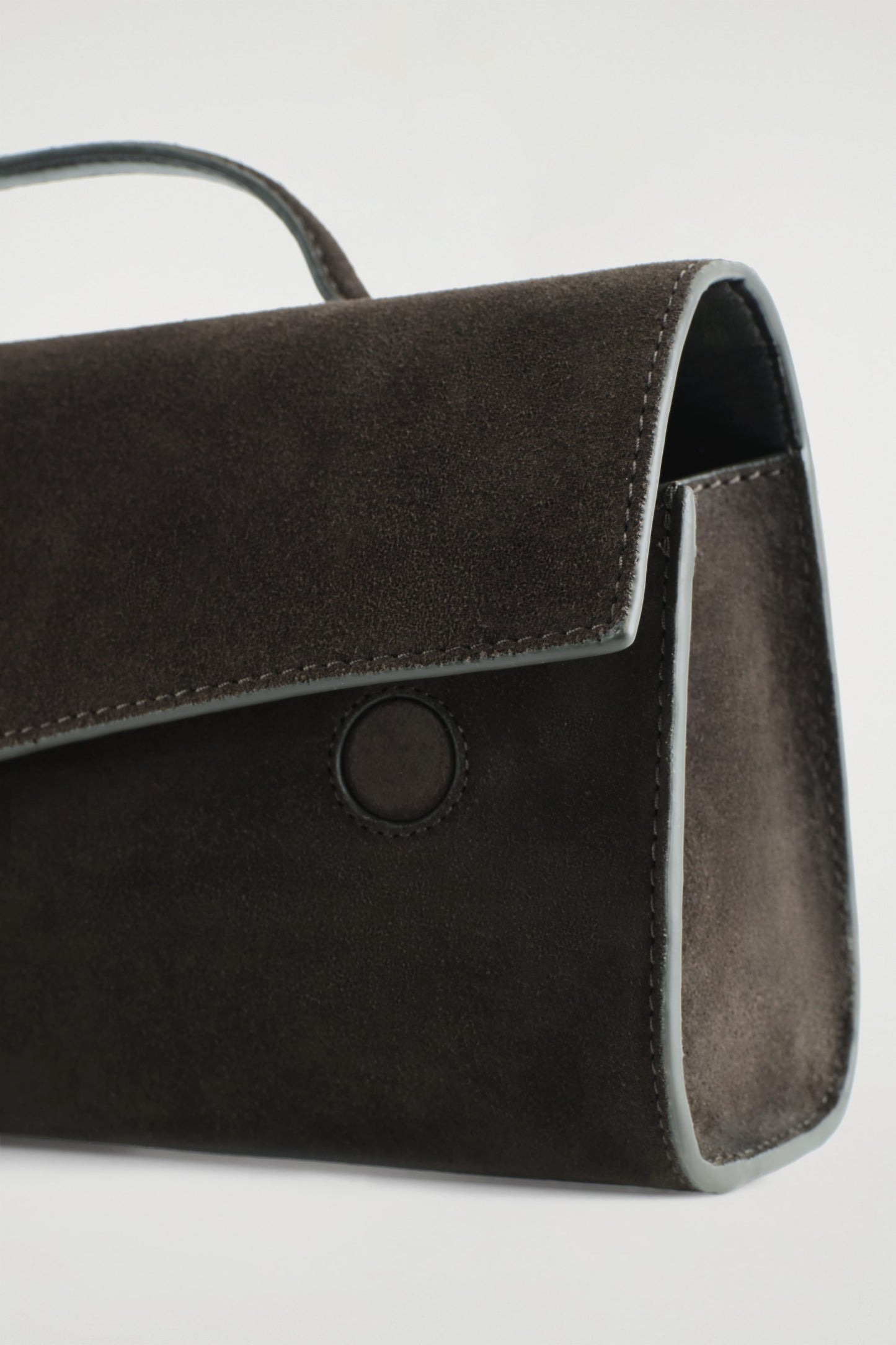Gallery Suede Clutch Bag