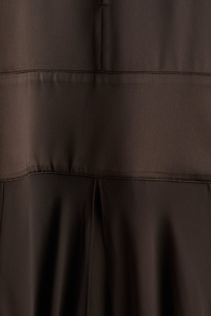 Satin maxi dress