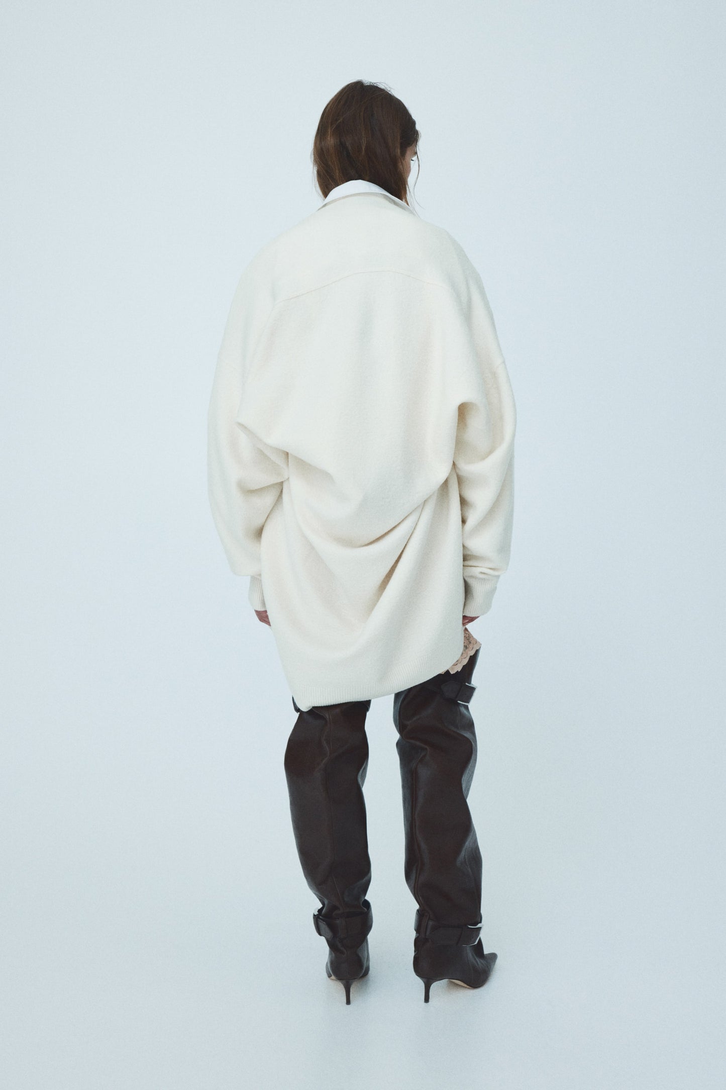 Oversized wool jumper