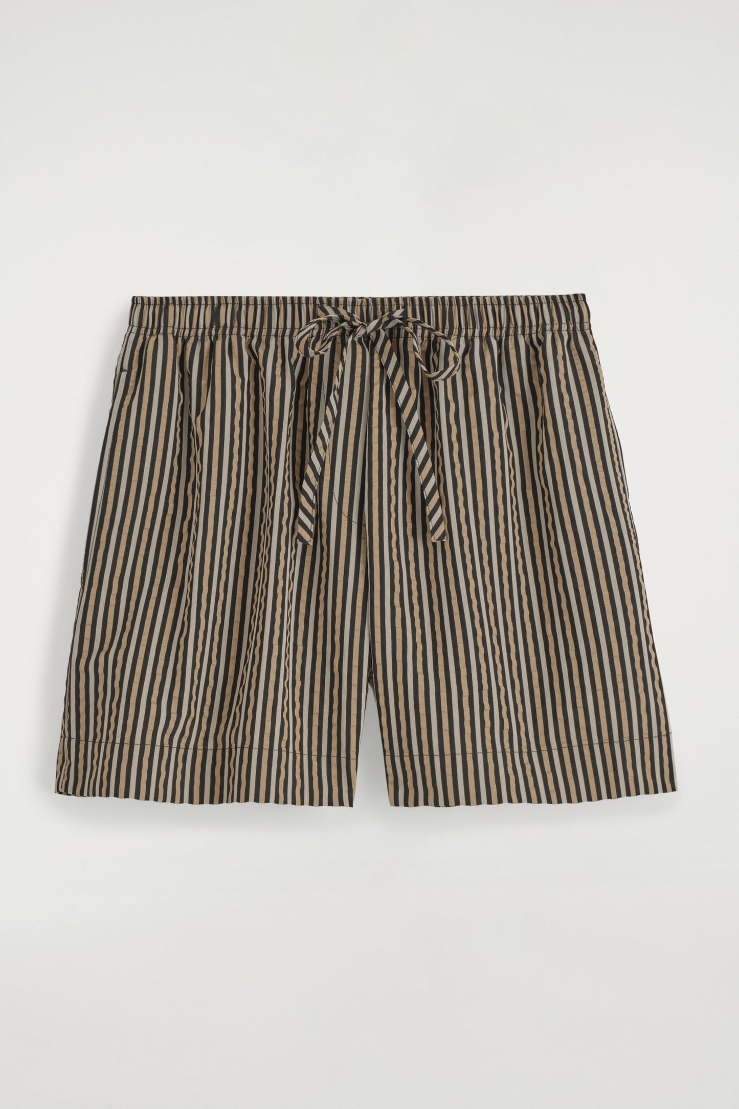 Striped Seersucker Shorts