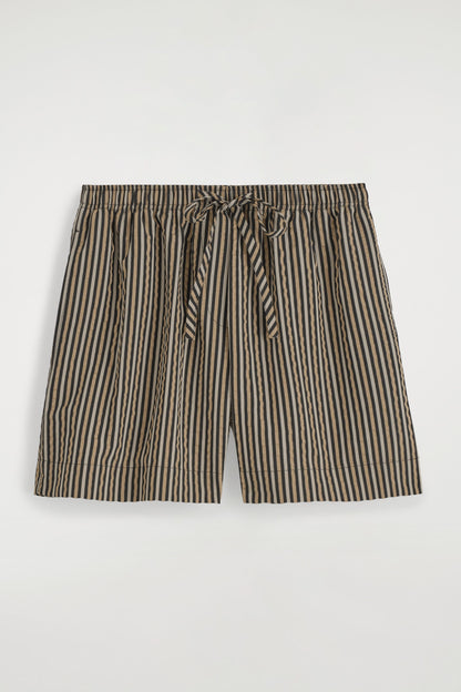 Striped Seersucker Shorts