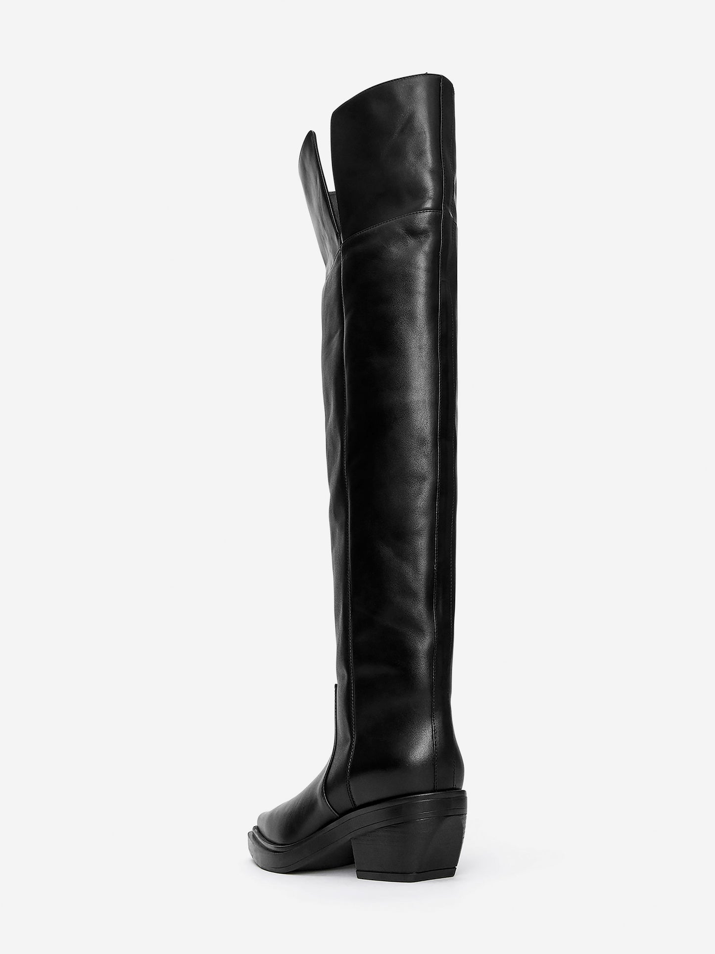 Over-The-Knee Leather Boots