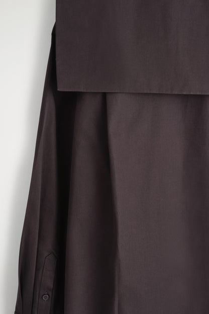 Sailor-Collar Cotton Mini Dress