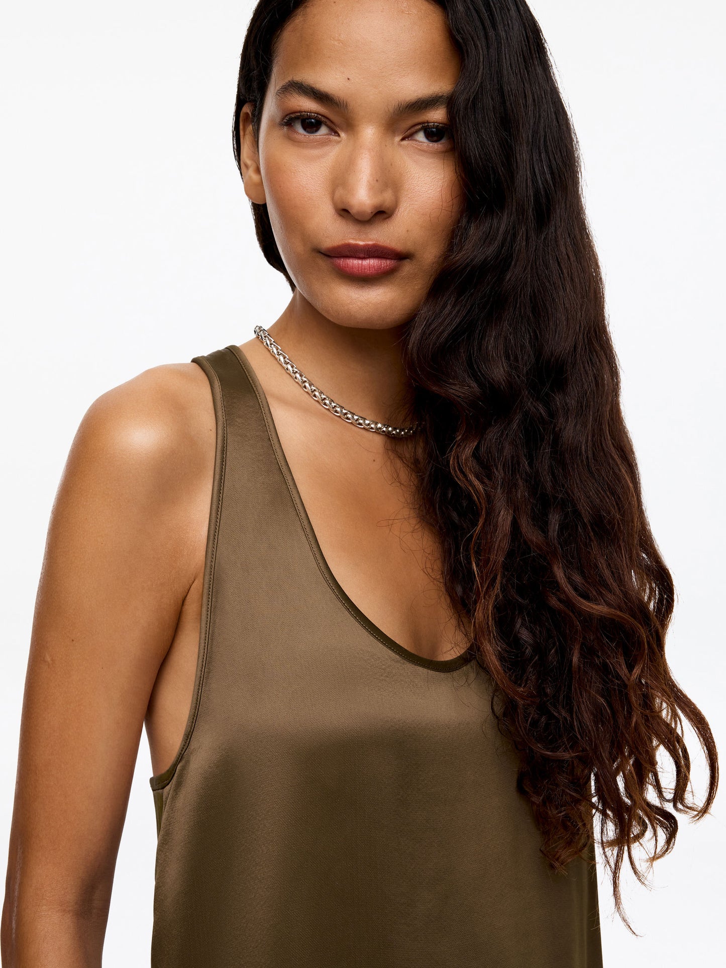 Sporty Satin Top