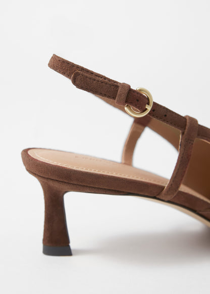 Classic Leather Slingback Pumps