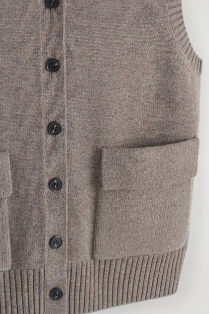 Merino Wool Buttoned Vest