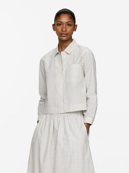 Cropped Cotton Shirt