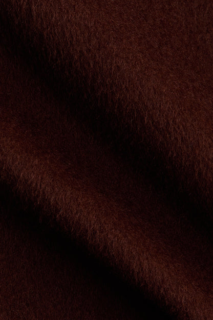 Handmade wool-blend coat