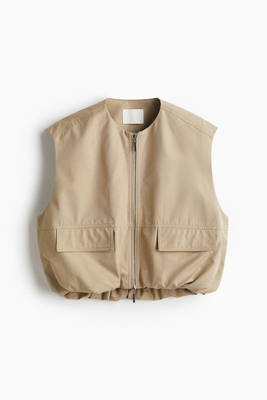 Bubble-hem gilet