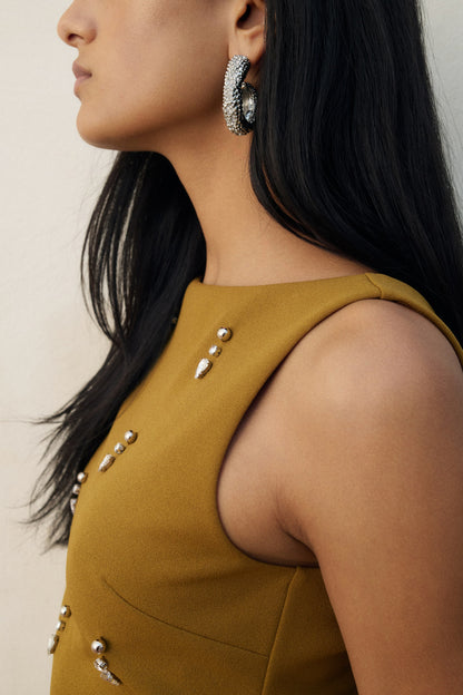 Embellished cropped top