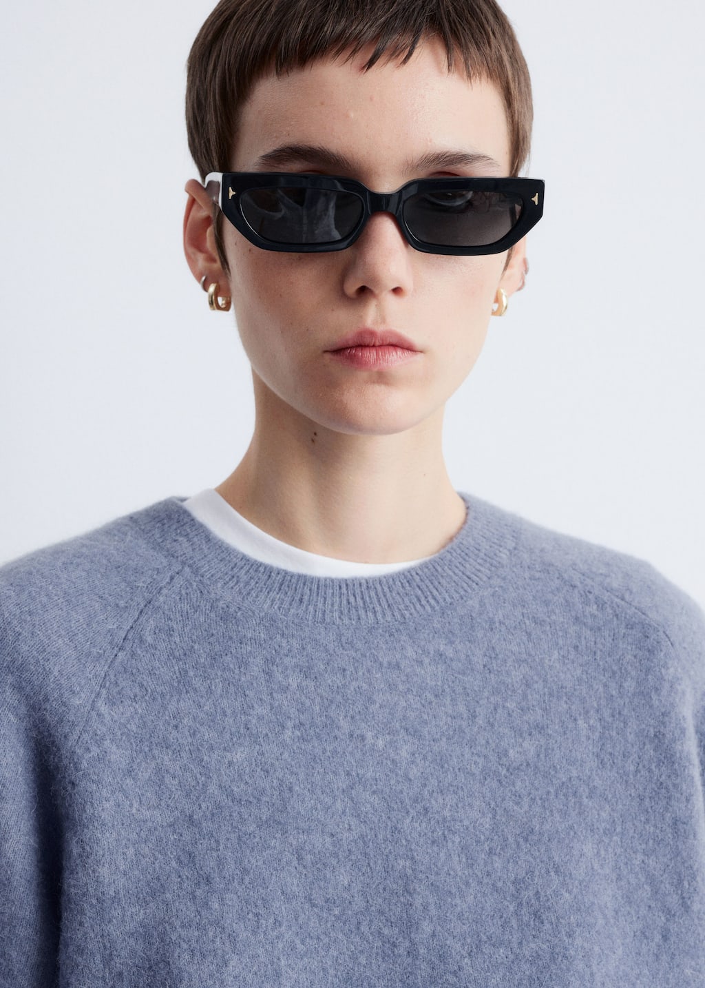 Alpaca-Blend Knitted Top