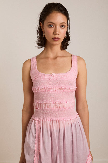 Cynthia sheer midi dress