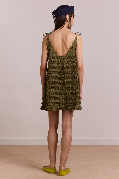 Leili ruffle mini dress