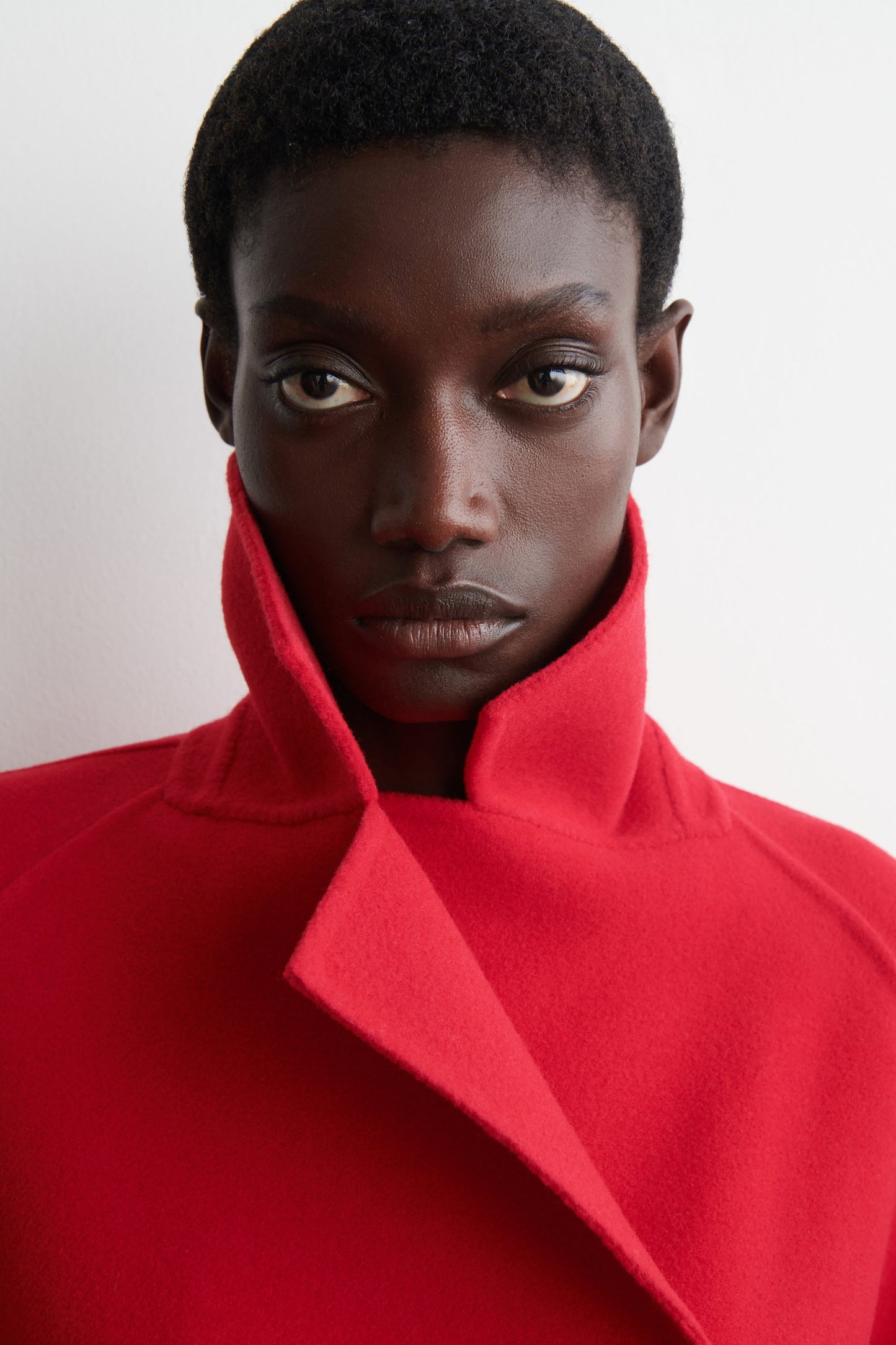 Oversized Double-Breasted Wool Coat