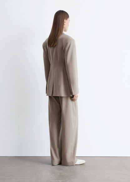 Tapered  Merino-Wool Blazer