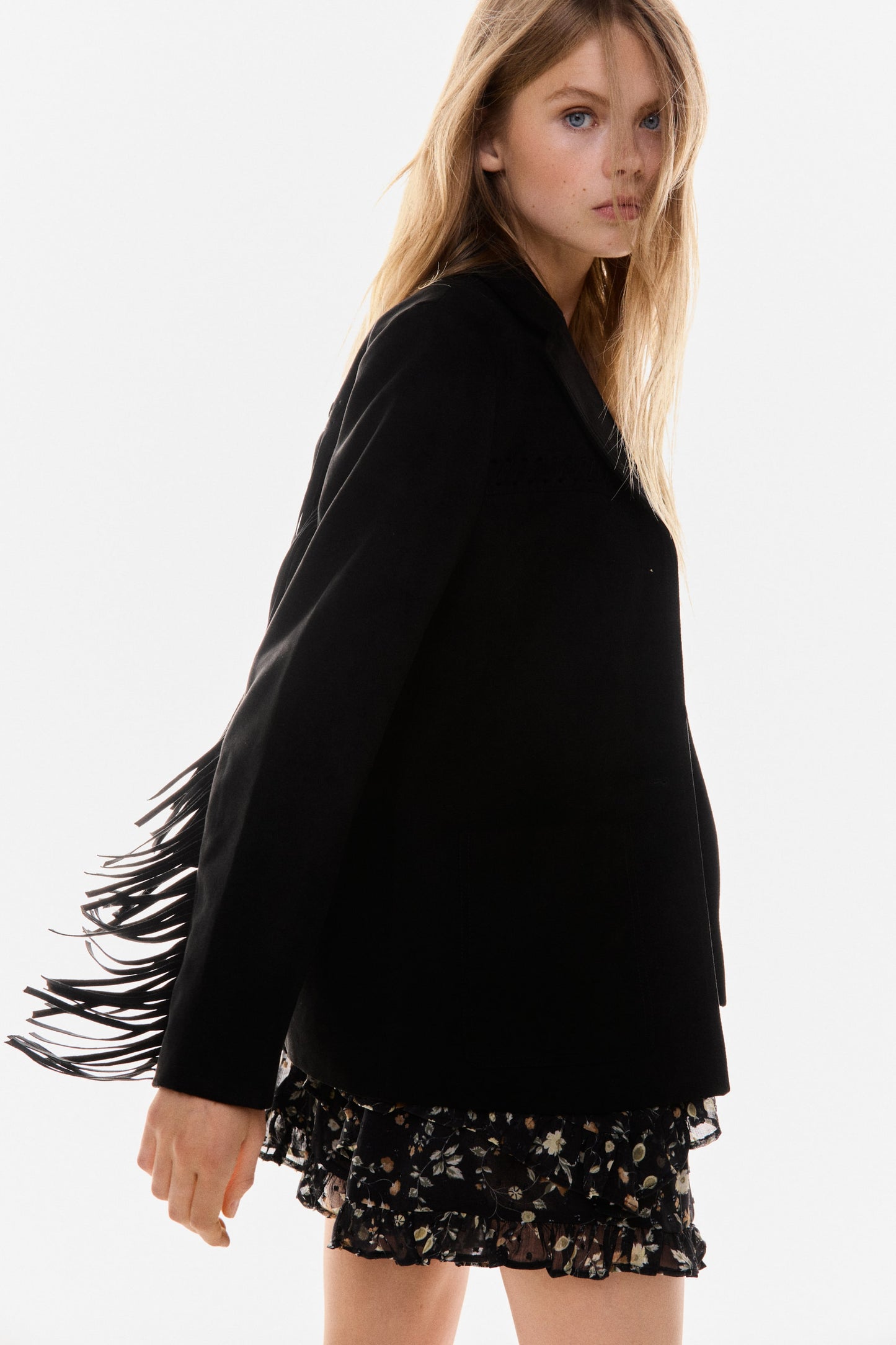 Fringed blazer