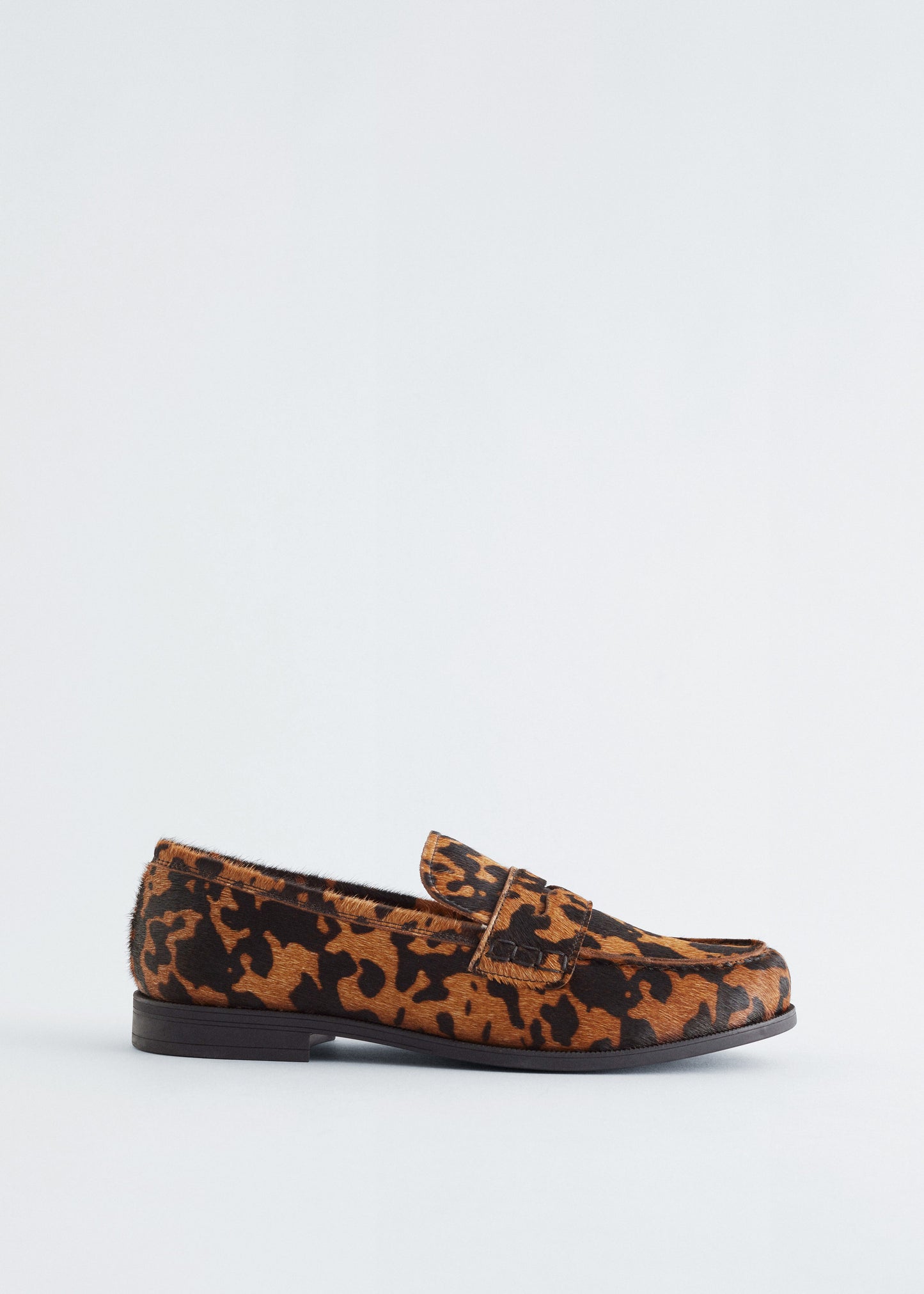 Cow-Print Loafers