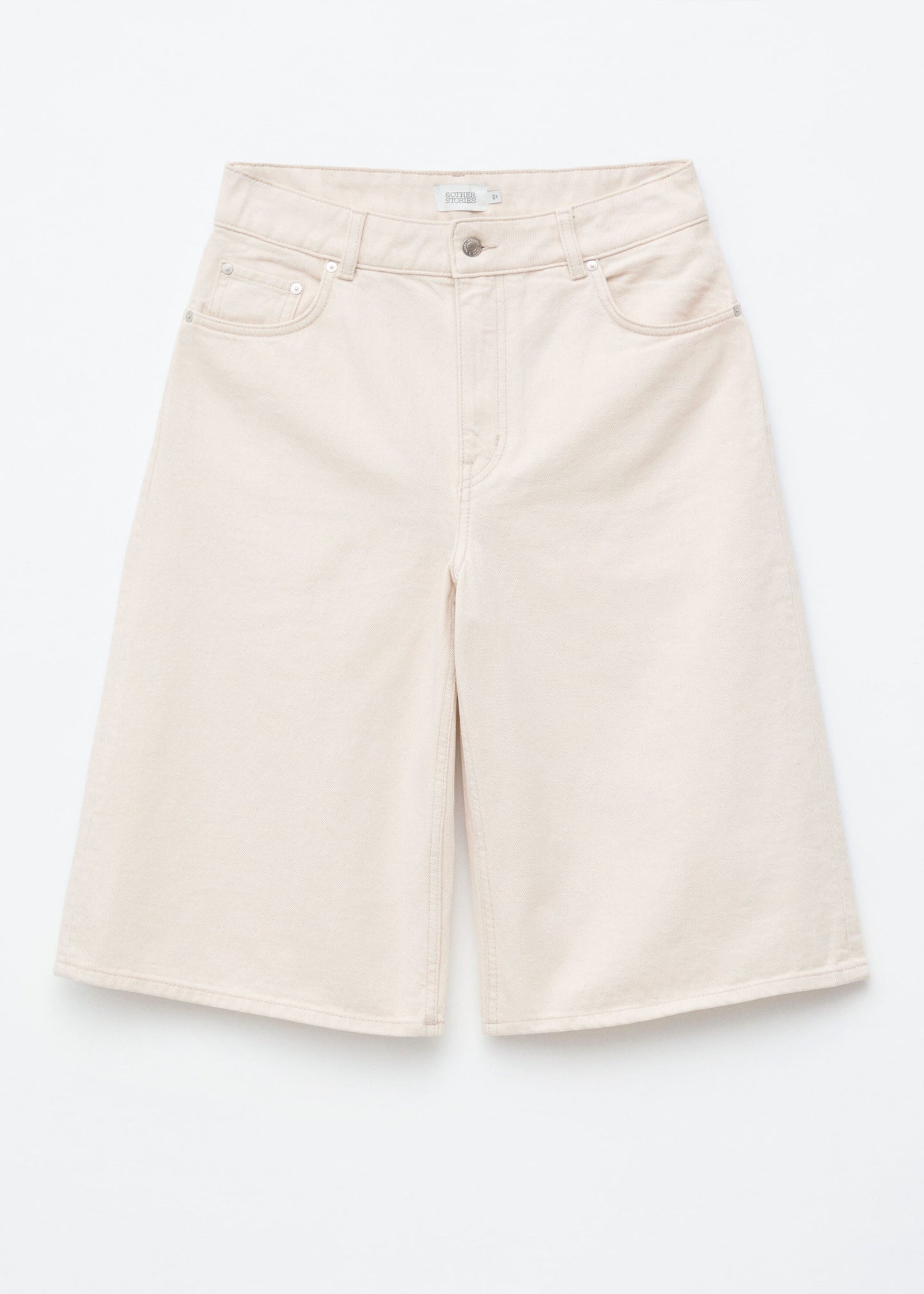 Denim Knee-Length Shorts