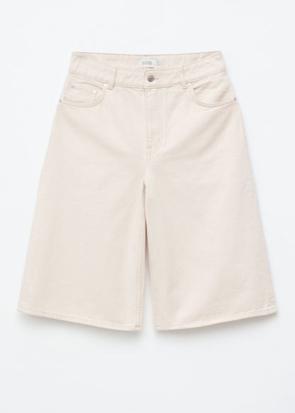 Denim Knee-Length Shorts