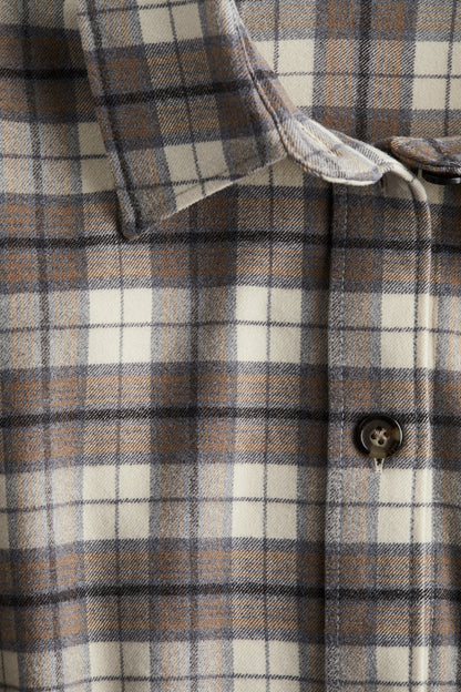 Oversized flannel shirt