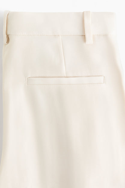 Wide pleated culottes