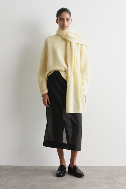 Chunky cashmere crew-neck jumper