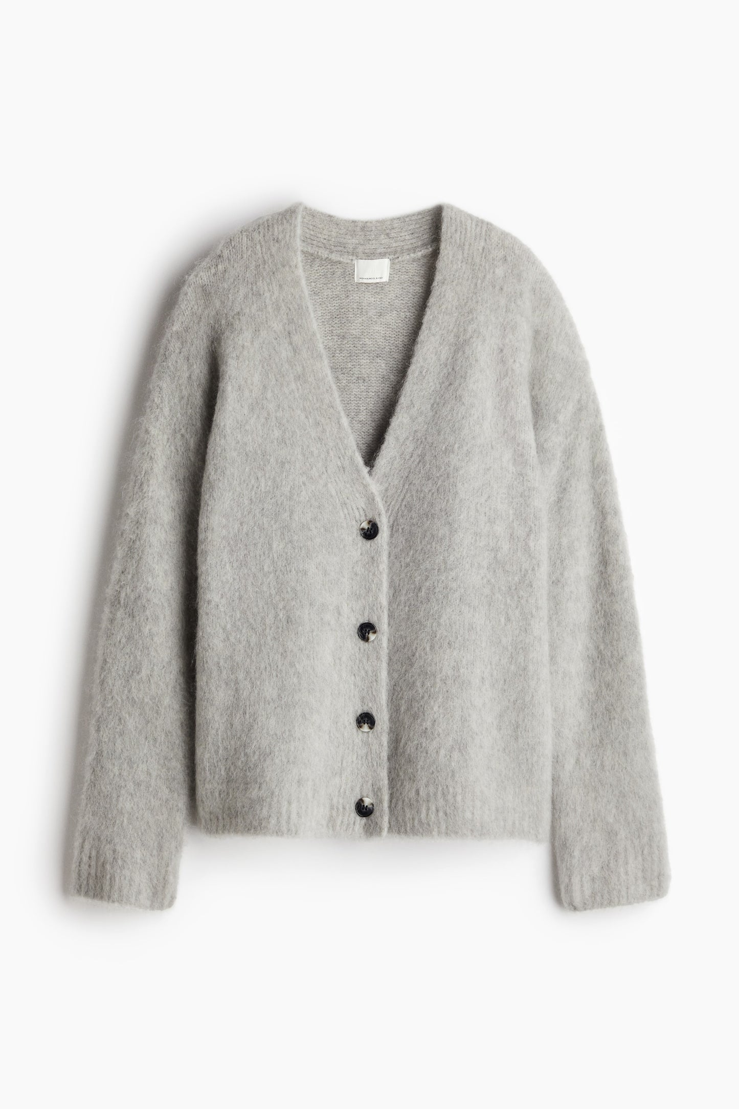 Mohair-blend cardigan