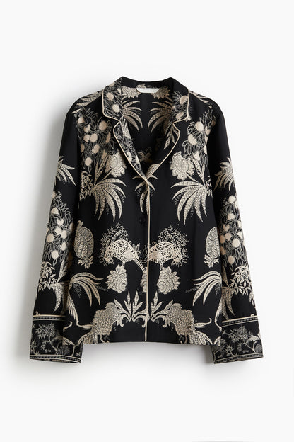 Printed resort shirt