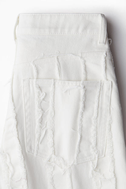 Frayed jeans