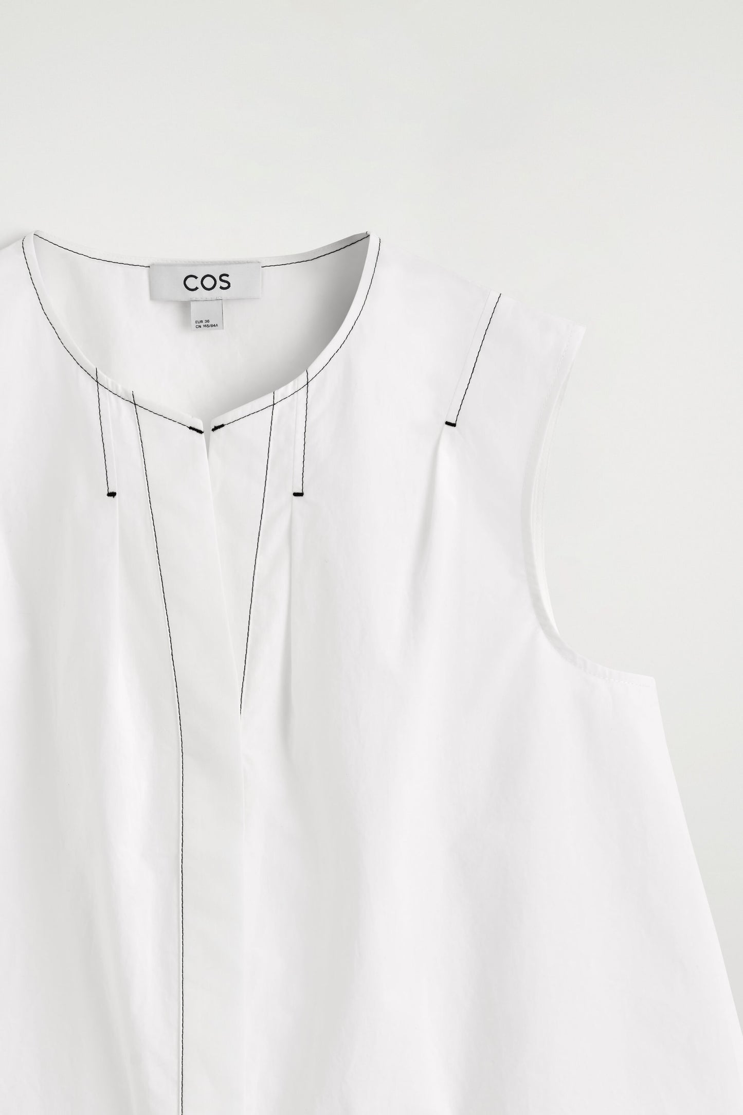 Pleated Sleeveless Top