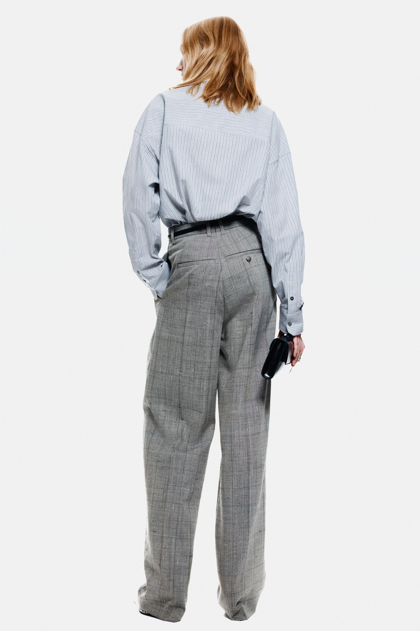 Oversized poplin shirt