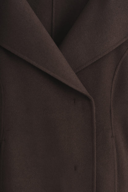Sculpted Double-Faced Wool Coat