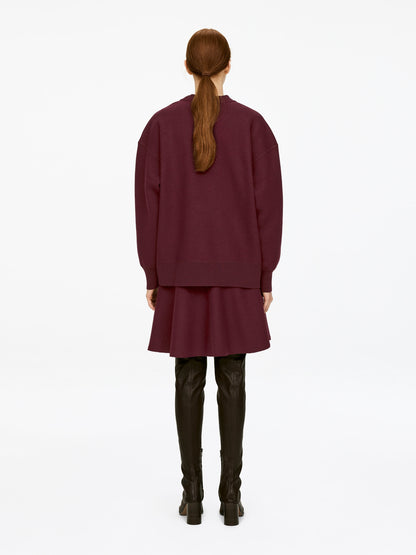 Doublé Wool-Blend Skirt