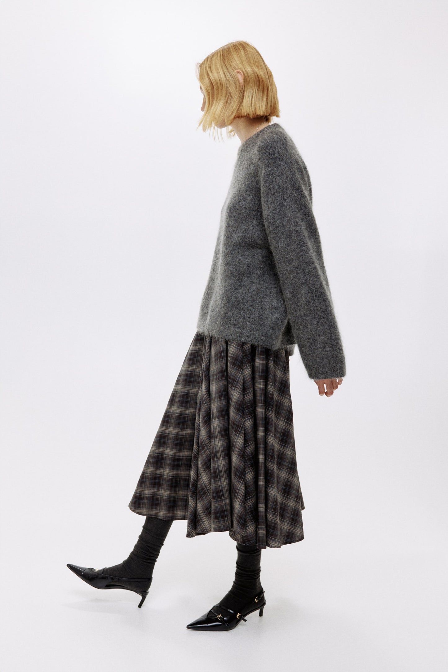 Oversized mohair-blend jumper