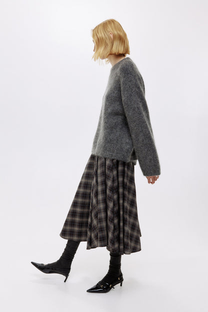 Oversized mohair-blend jumper