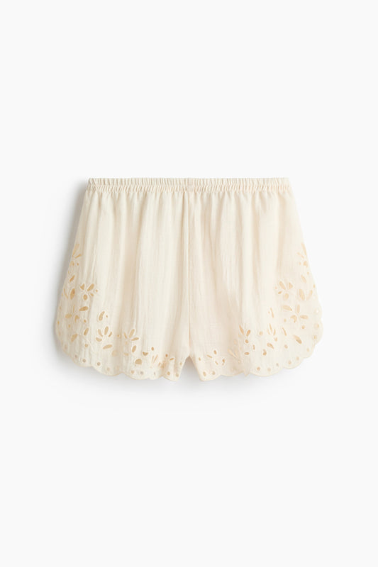 Broderie anglaise shorts