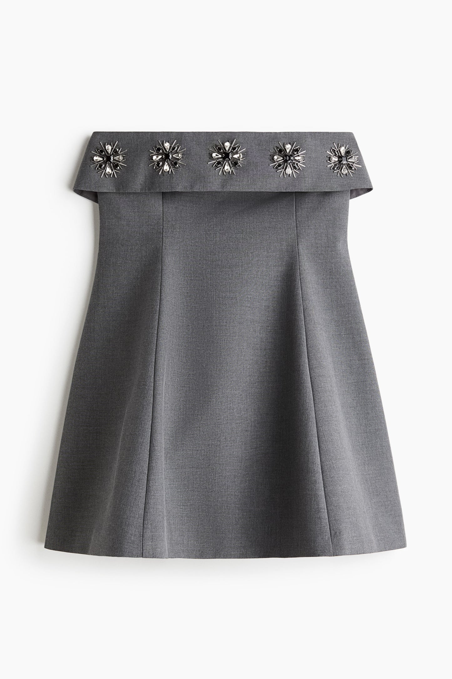 Rhinestone-embellished bandeau dress