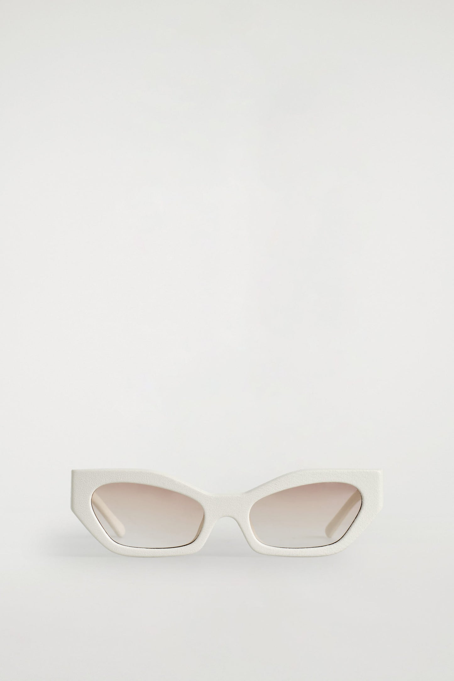 Leather Cat-Eye Sunglasses